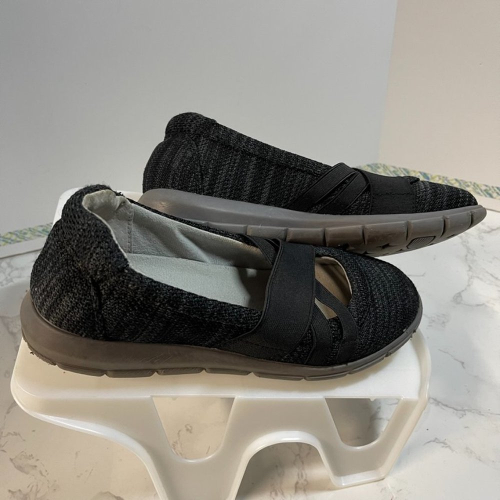 Cliffs by White Mountain, Felice - Black/Gray Slip-ons Flats, size 6M - Picture 7 of 7